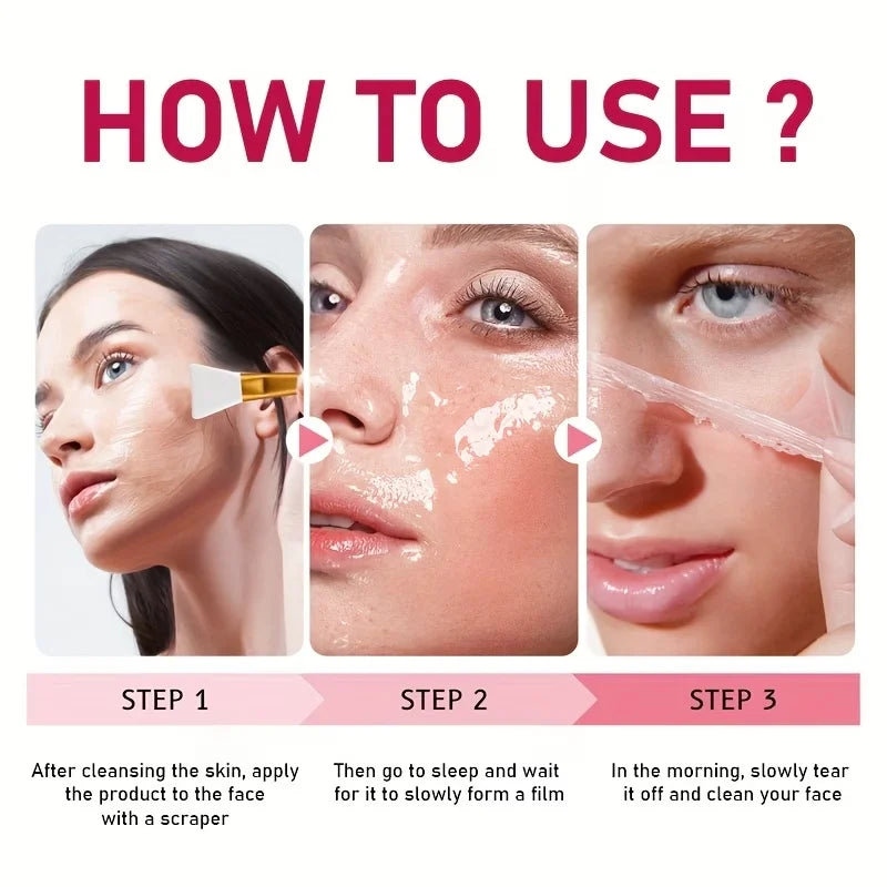 YUITIKUE Rose Pink Vita Mask 60g Collagen Vitamin C Face Treatment - 13