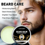 LOCKMIO Beard Care Kit Men Grooming Set Oil Balm and Styling Tools