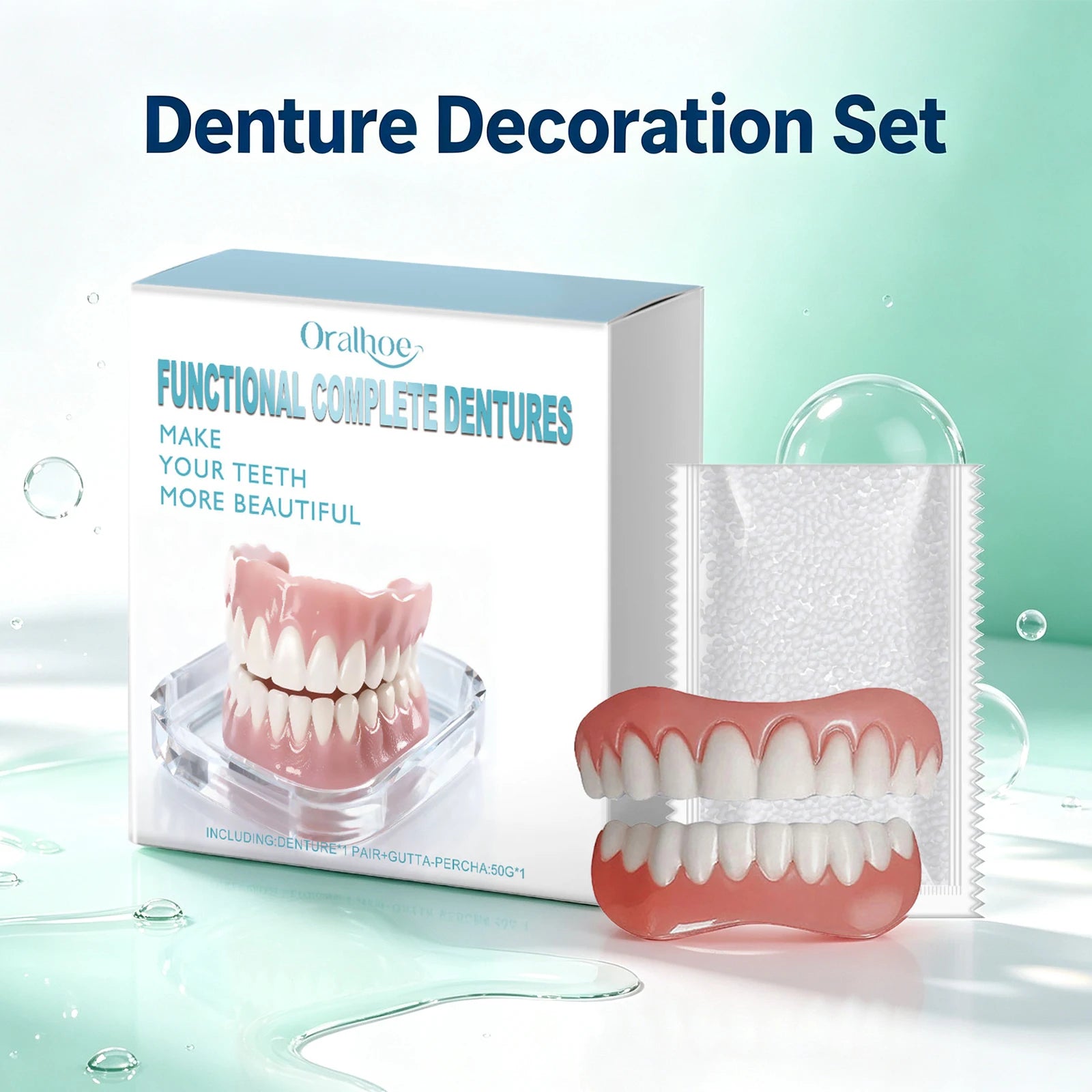 Cosmetic Denture Set for Instant Smile Improvement - 1