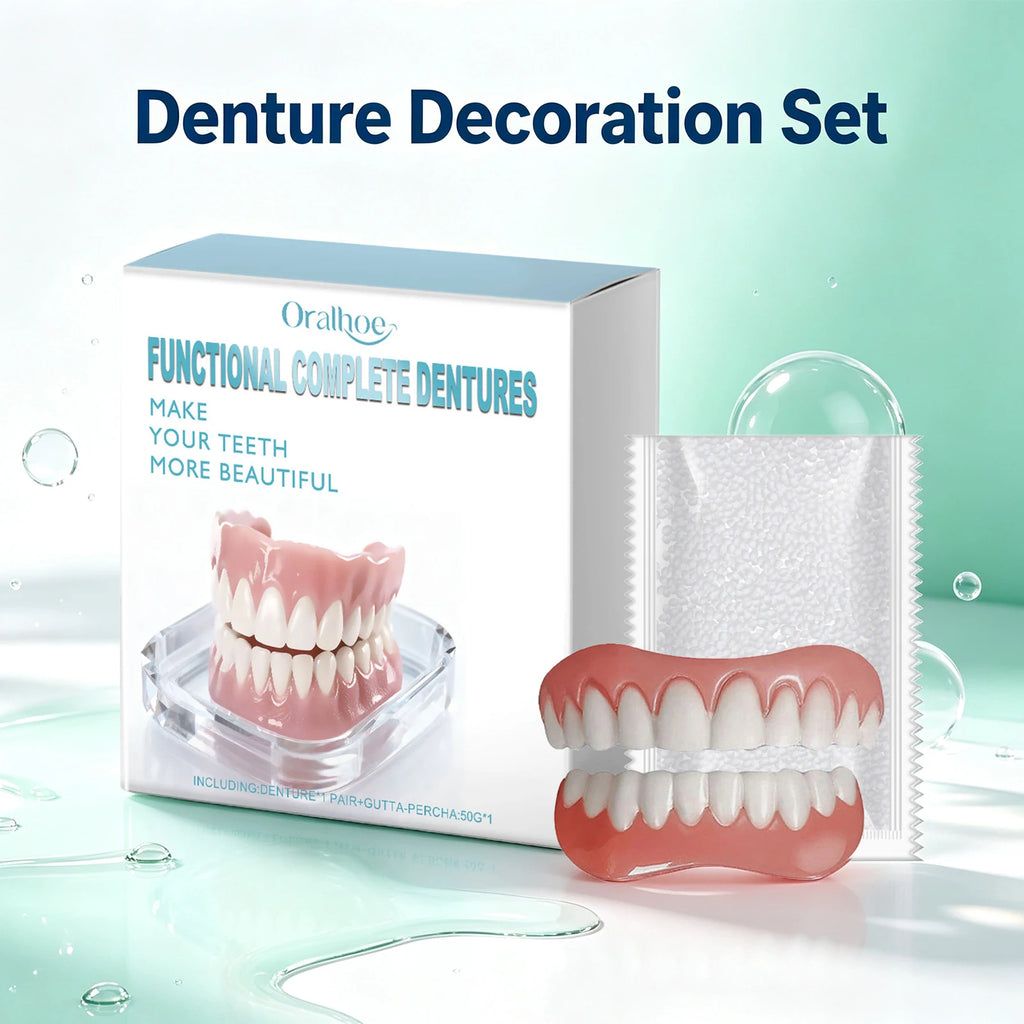 Cosmetic Denture Set for Instant Smile Improvement