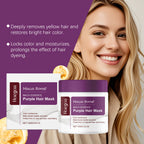 Purple Hair Mask and Shampoo Set for Color Protection