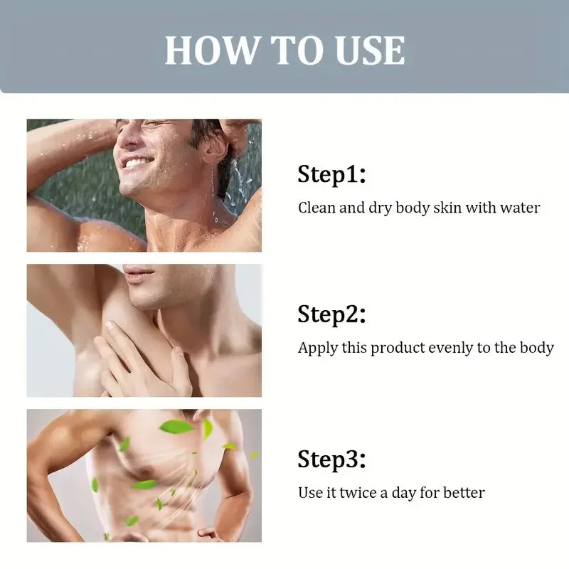 Water Ice Levin Men Body Deodorant Cream for Private Parts Underarms - 5
