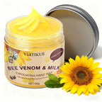 YUITIKUE Bee Venom Milk Hand Wax Exfoliating Mask for Smooth Skin