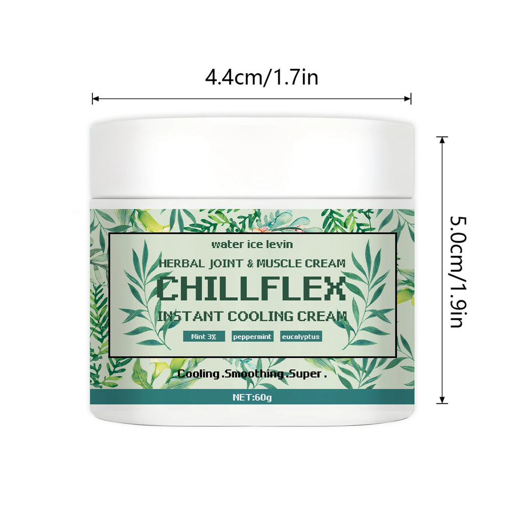 Water Ice Levin Chillflex Herbal Cooling Cream for Joint Muscle Relief