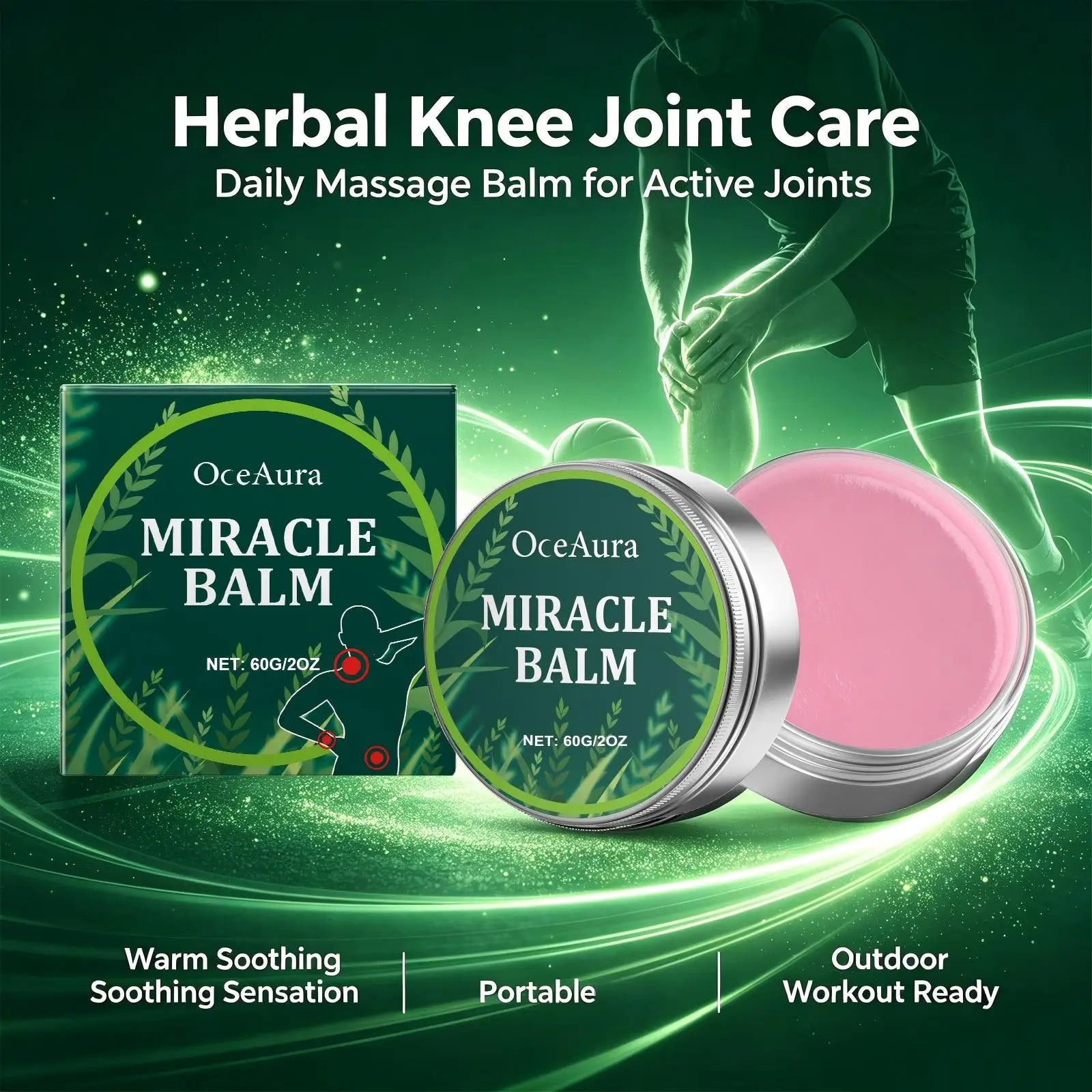 Herbal Muscle and Joint Relief Massage Balm - 4
