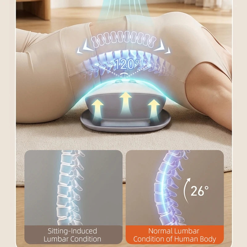 Electric Lumbar Traction and Back Massage Stretcher - 3