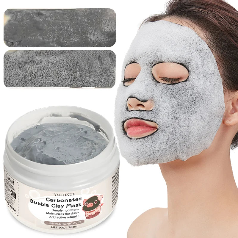 YUITIKUE Carbonated Bubble Clay Mask Pore Cleansing Face Treatment 50g
