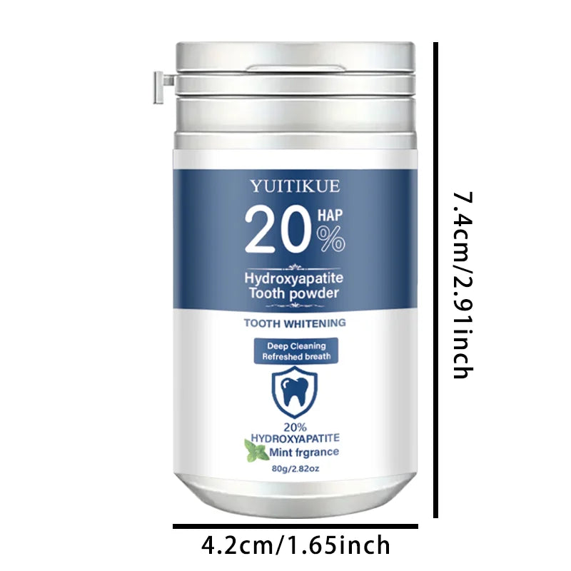 Yuitikue Hydroxyapatite Teeth Whitening Powder Mint 80g