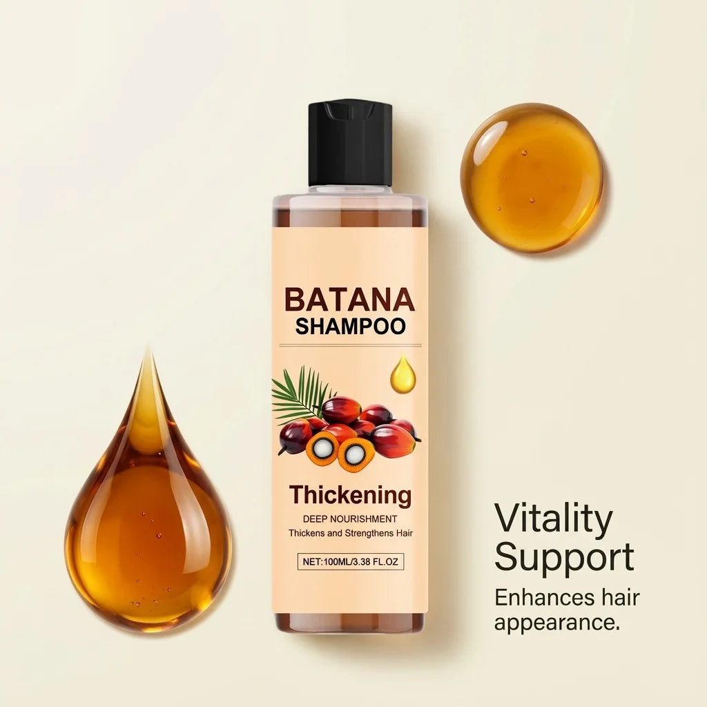 Batana Oil Hair Shampoo 100ml for Thickening and Strengthening Hair - 5
