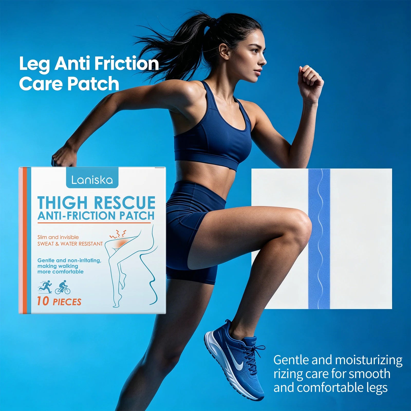 Invisible Anti-Chafing Thigh Patches for Runners and Walking - 1