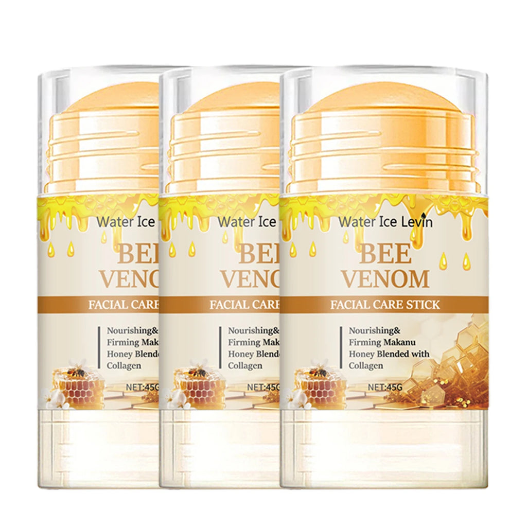 Bee Venom Honey Skincare Stick Portable Anti Aging Face Moisturizer