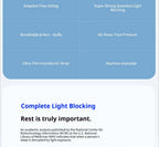 Dreamlight 4S Pro Memory Foam Sleeping Eye Mask Light Blocking Sleep Aid