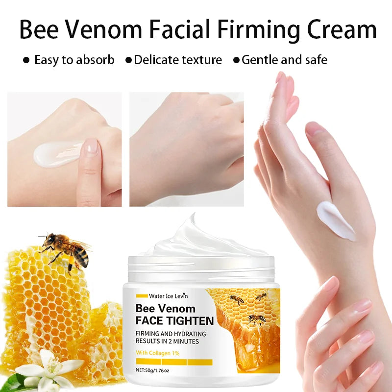 Bee Venom Instant Facial Lifting Cream Anti Aging Firming Moisturizer