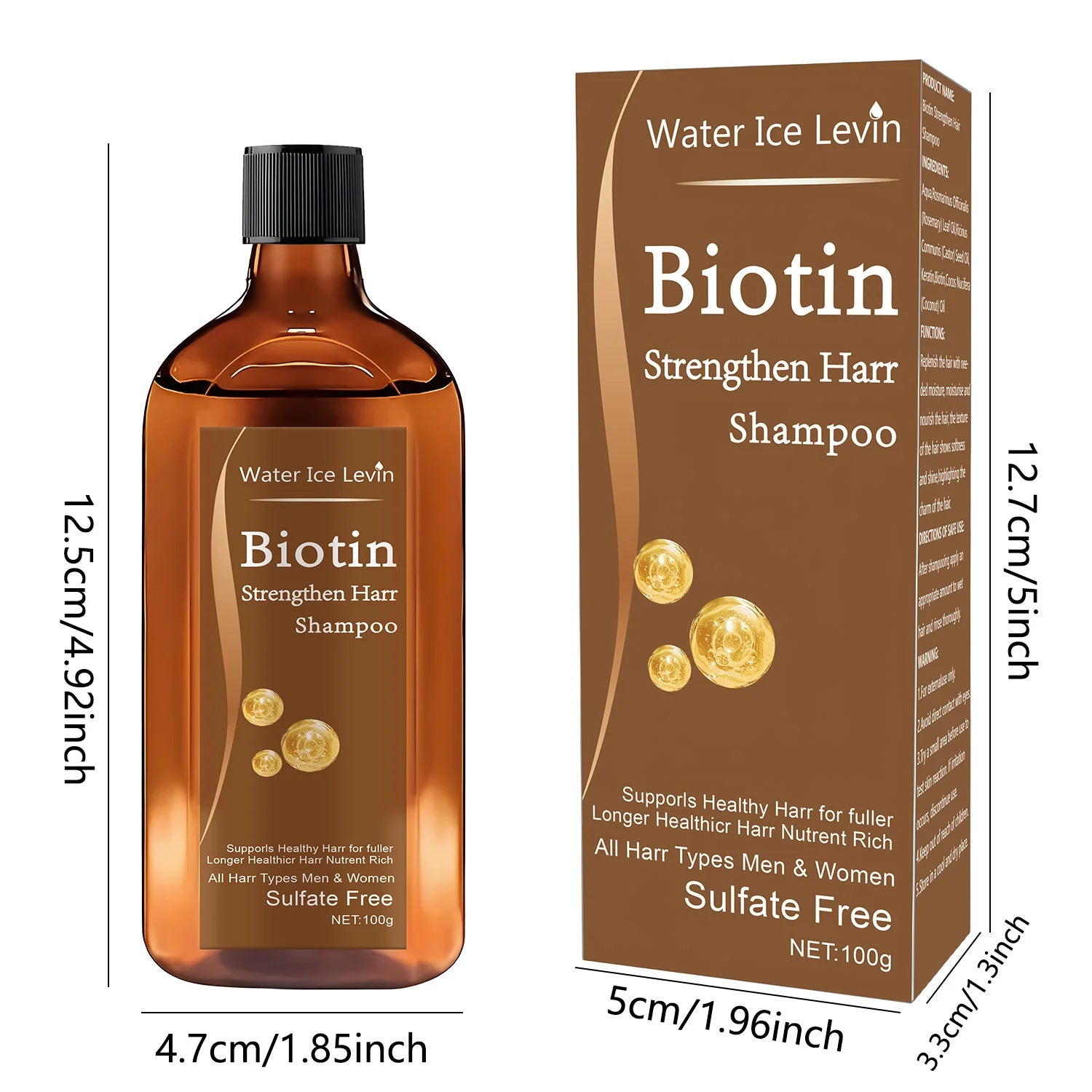 Biotin Hair Growth Shampoo for Men and Women 100g