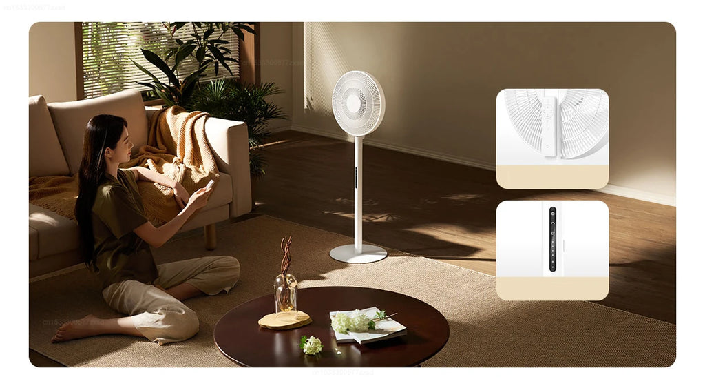 Mijia Smart DC Inverter Floor Fan Pro Ultra Thin Portable Pedestal Fan
