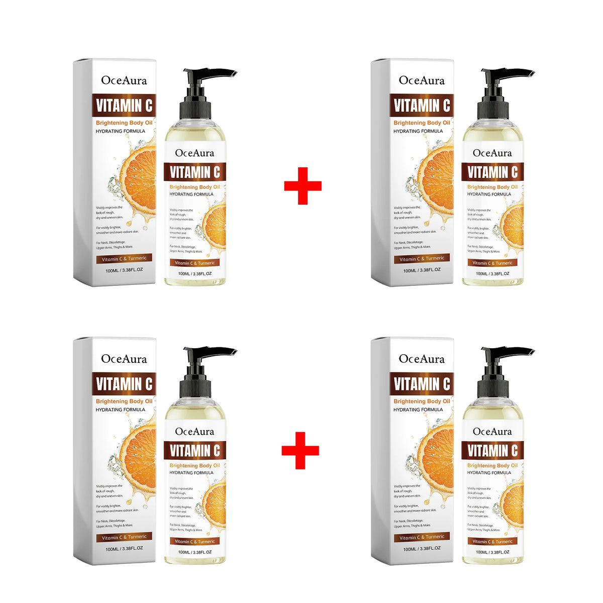 Turmeric Vitamin C Glow Body Oil for Brightening and Hydration