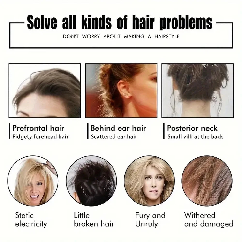 Professional Hair Wax Stick for Smoothing Frizzy Flyaways and Styling - 8