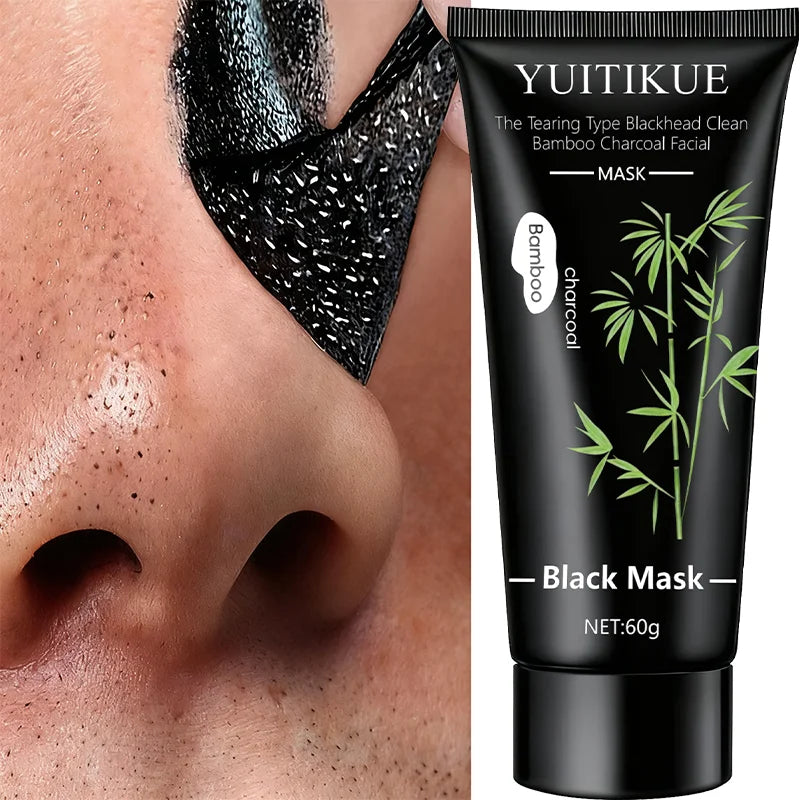 YUITIKUE Bamboo Charcoal Black Mask - Deep Pore Cleansing Peel Off Mask - 2