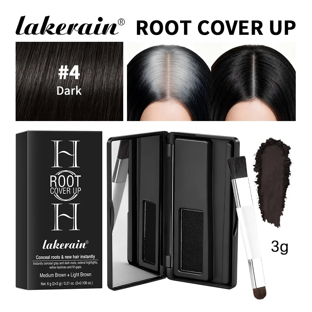 Instant Root Concealer Powder Palette for Gray Hair Coverage