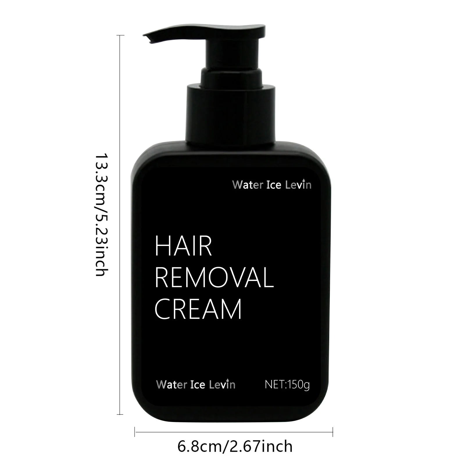 Water Ice Levin Painless Hair Removal Cream for Men and Women 150g - 7