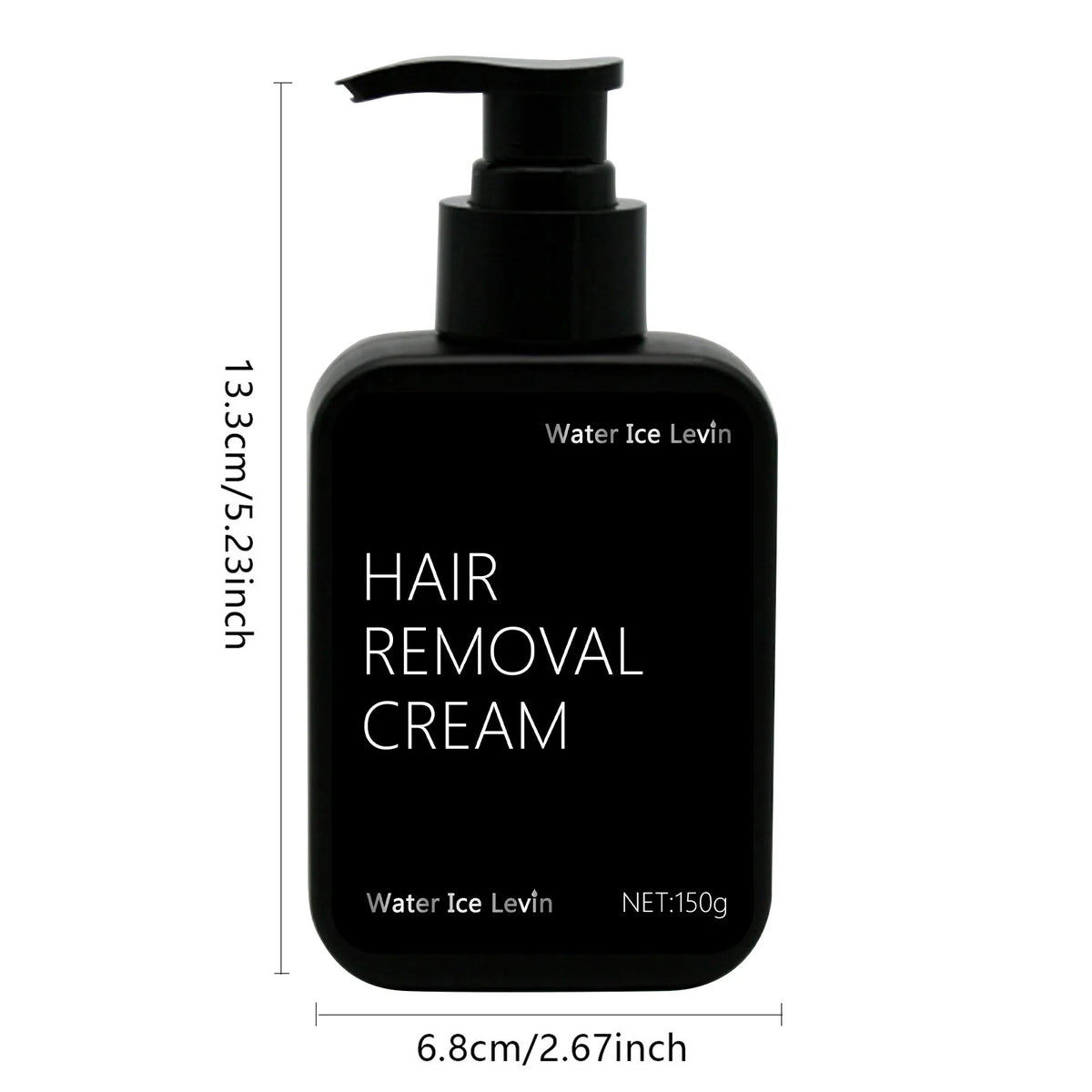 Water Ice Levin Painless Hair Removal Cream for Men and Women 150g