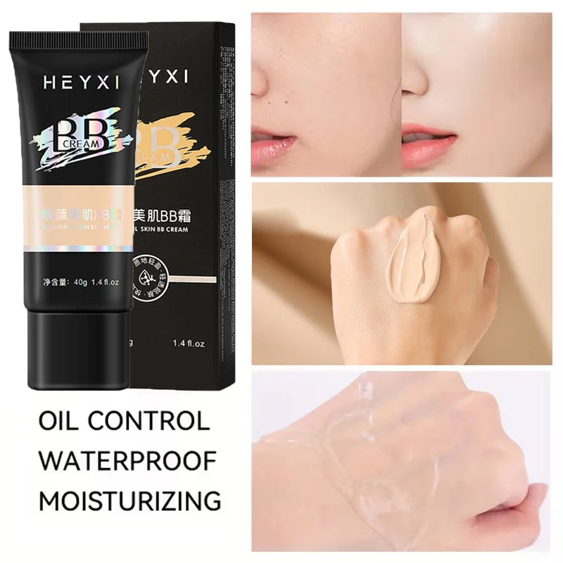 HEYXI Hydrating BB Cream Full Coverage Concealer and Foundation