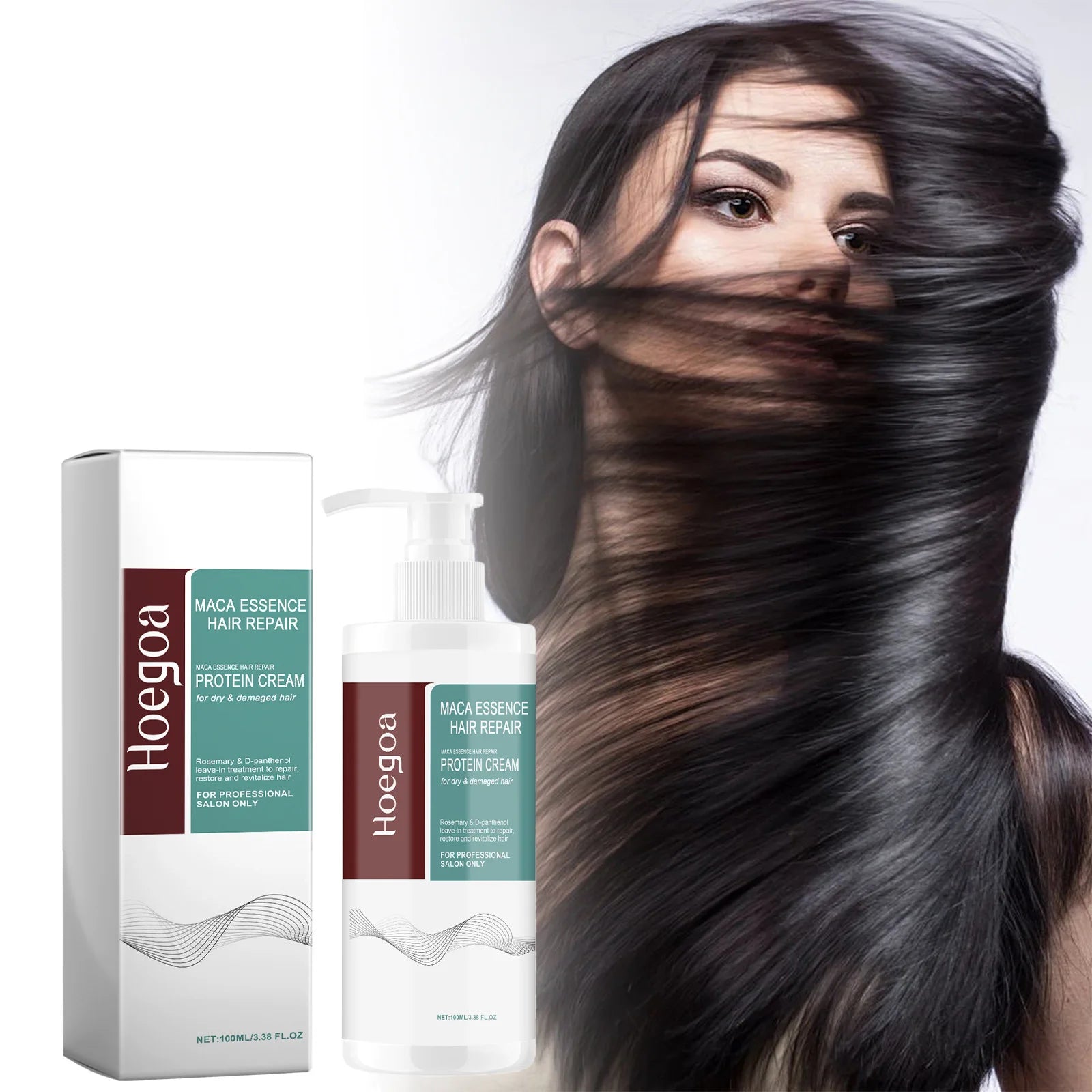 Rosemary Leave-In Protein Hair Repair Treatment Cream 100ml
