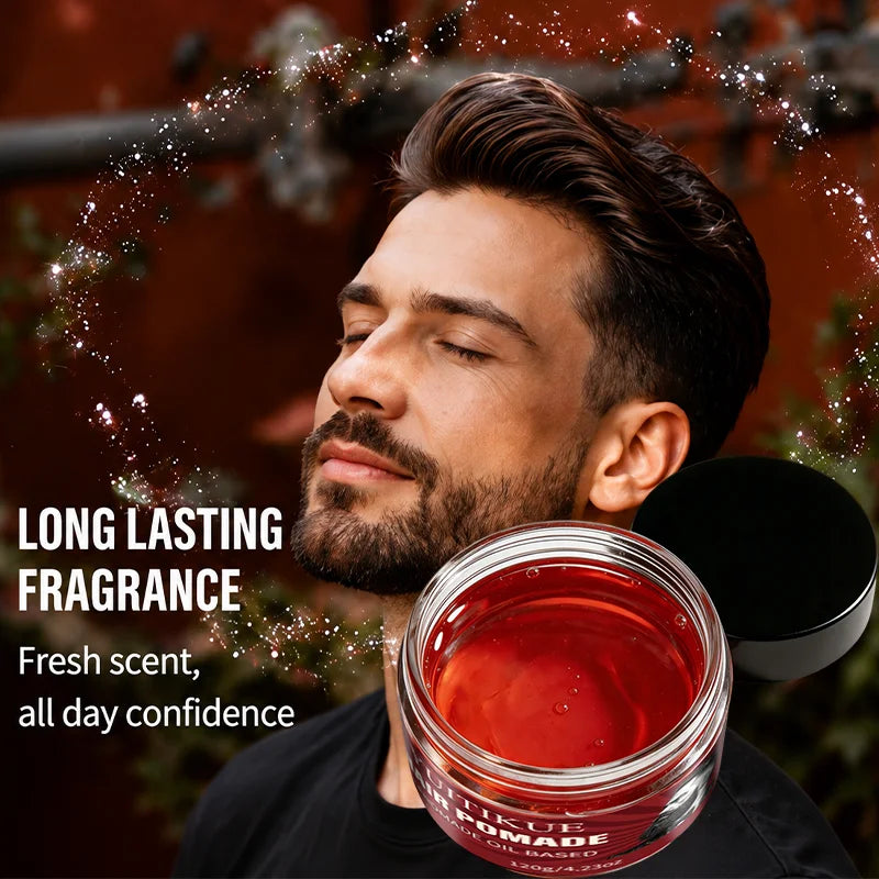 YUITIKUE Men Hair Styling Pomade Hard Hold Long Lasting Shine Wax - 10