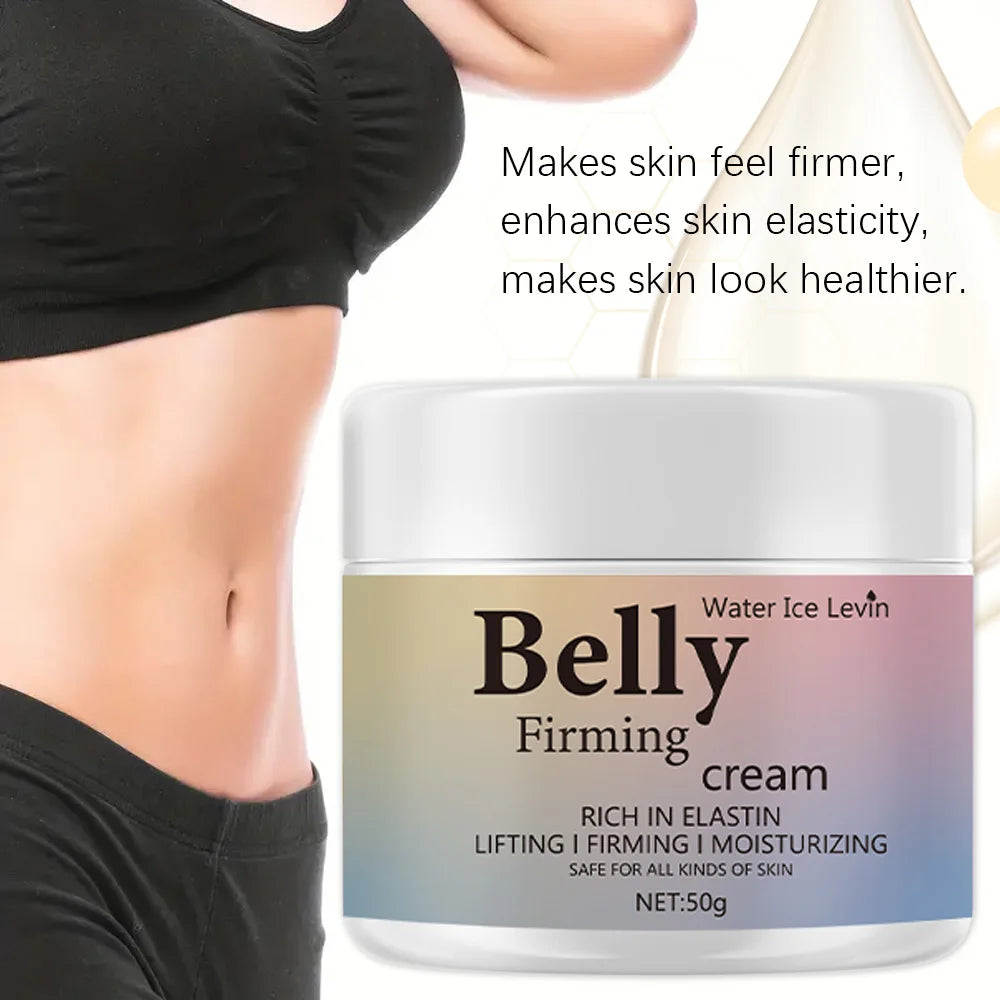 Water Ice Levin Belly Firming Cream Collagen Skin Tightening Lotion 50g