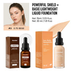 Liquid Foundation and Primer Makeup Set for Long-Lasting Coverage
