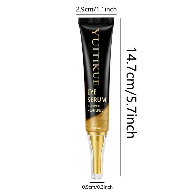 YUITIKUE Caffeine Eye Cream Retinol Firming and Anti Puffiness Serum