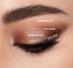 9-Color Eyeshadow Palette with Makeup Brush