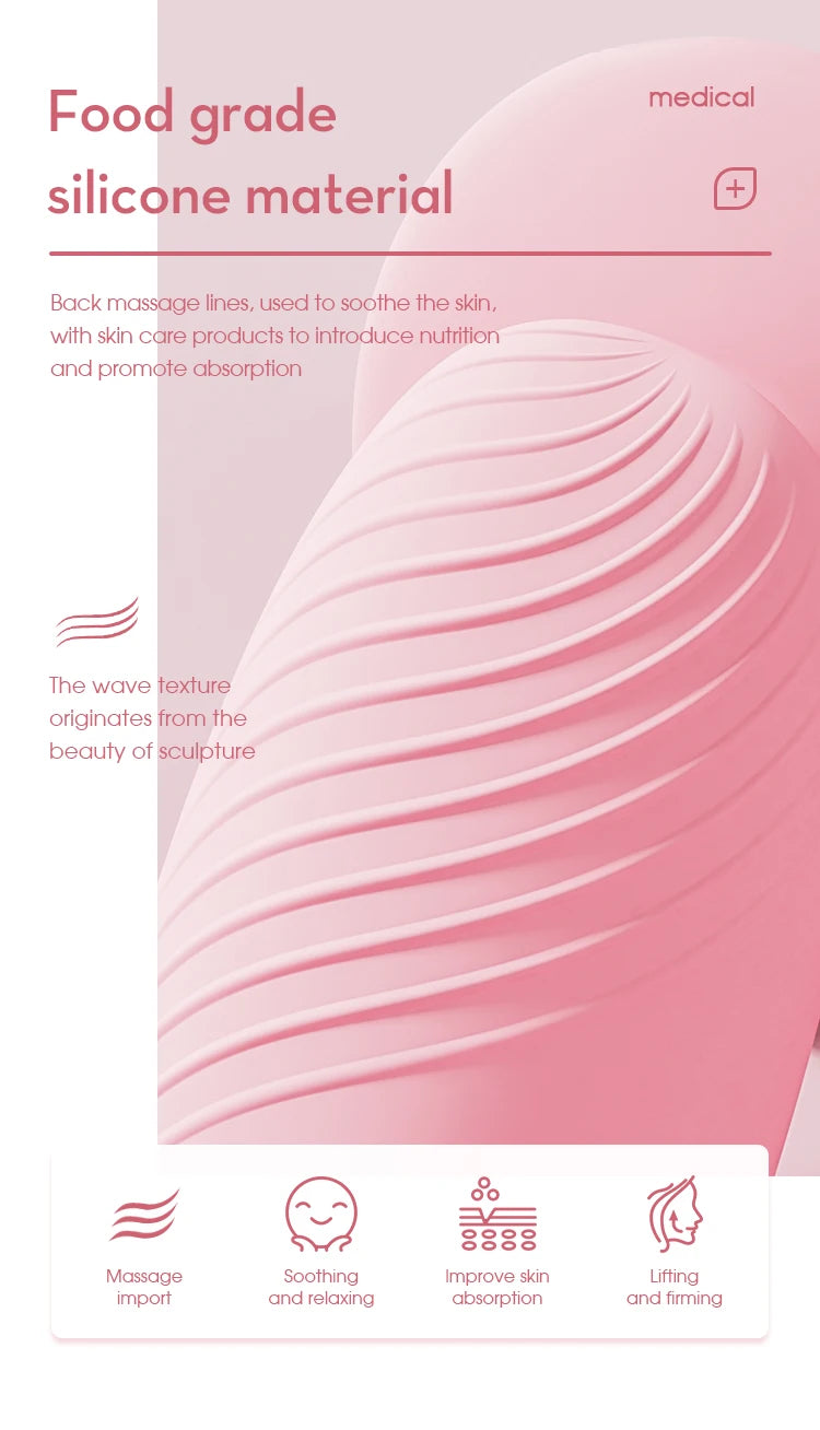 Electric Silicone Facial Cleansing Brush for Deep Pore Exfoliation - 10