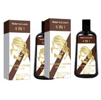 Chestnut Brown 4-in-1 Hair Dye Shampoo for Gray Hair Coverage 100g