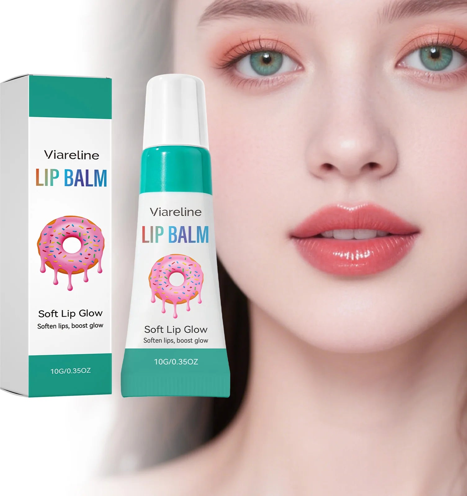 Viareline Lip Balm Moisturizing Hydrating Gloss for Soft Lips - 1