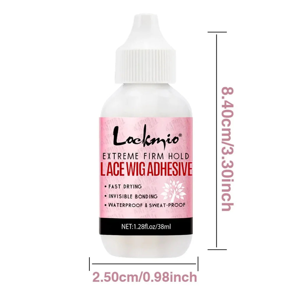 Lockmio Lace Wig Glue Extreme Hold Waterproof Adhesive for Frontal Wigs
