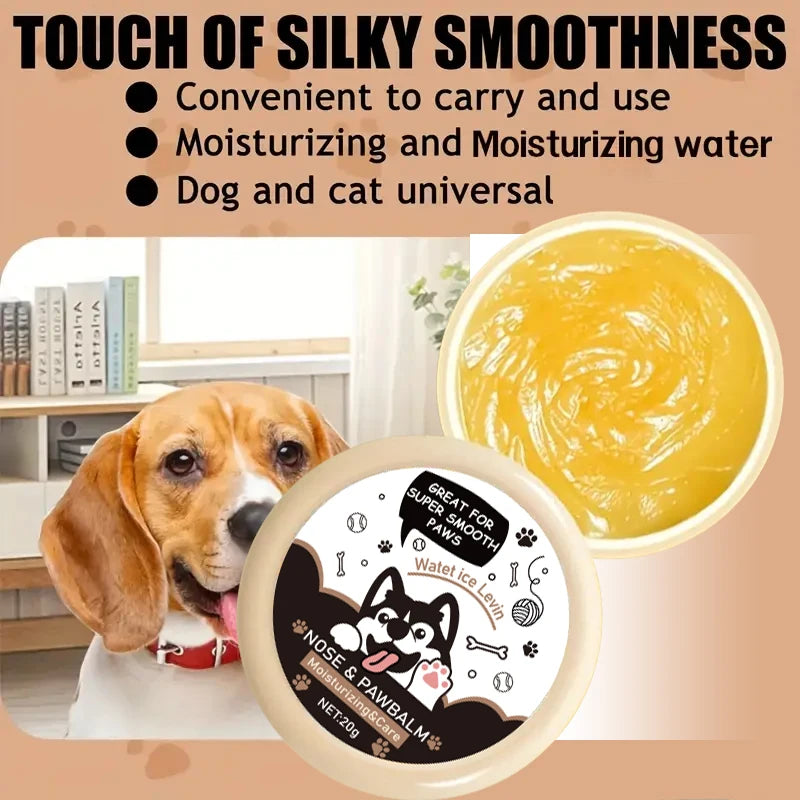 Dog Nose and Paw Balm Moisturizing Cream for Cracked Pet Feet