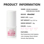 pH-Adaptive Color-Changing Jelly Blush for Lips and Cheeks