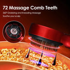 Electric Scalp Massage Comb with Red Light Therapy for Hair Growth