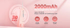 Portable Rechargeable Water Flosser for Teeth Cleaning