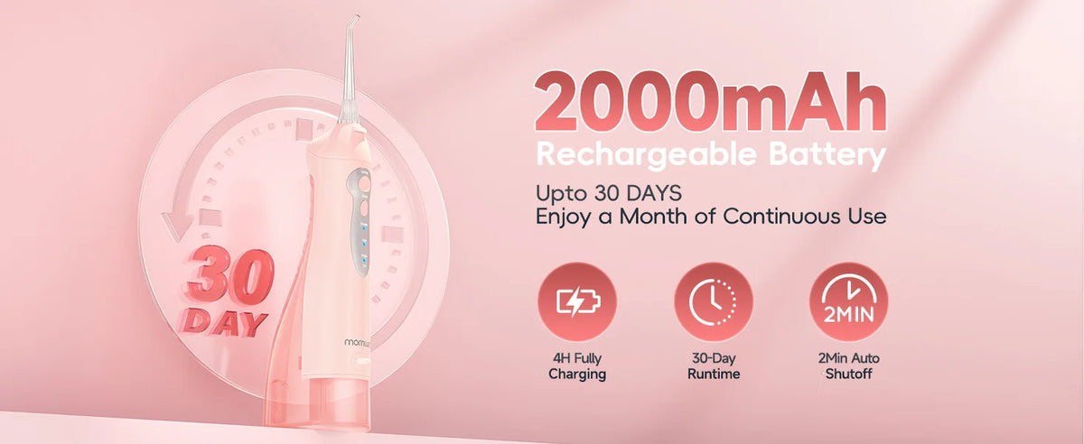 Portable Rechargeable Water Flosser for Teeth Cleaning