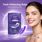 Peroxide-Free Teeth Whitening Strips for Sensitive Teeth