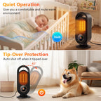 Portable PTC Ceramic Desktop Heater for Home and Office