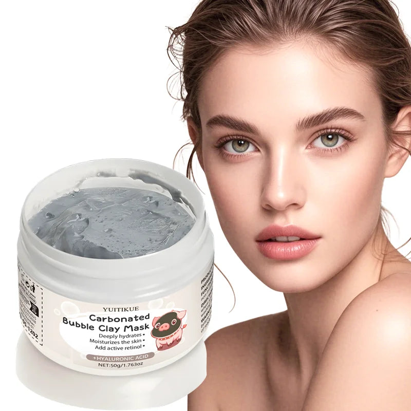 YUITIKUE Carbonated Bubble Clay Mask Pore Cleansing Face Treatment 50g