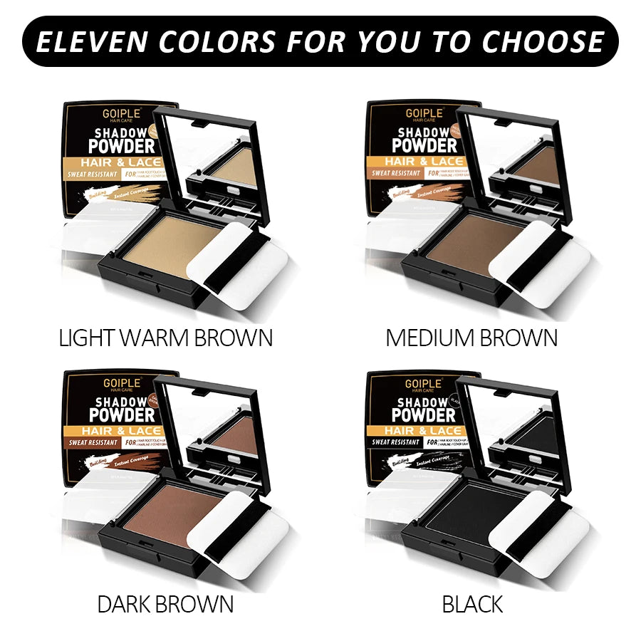 Goiple Hair Shadow Powder Hairline Filler and Gray Root Concealer