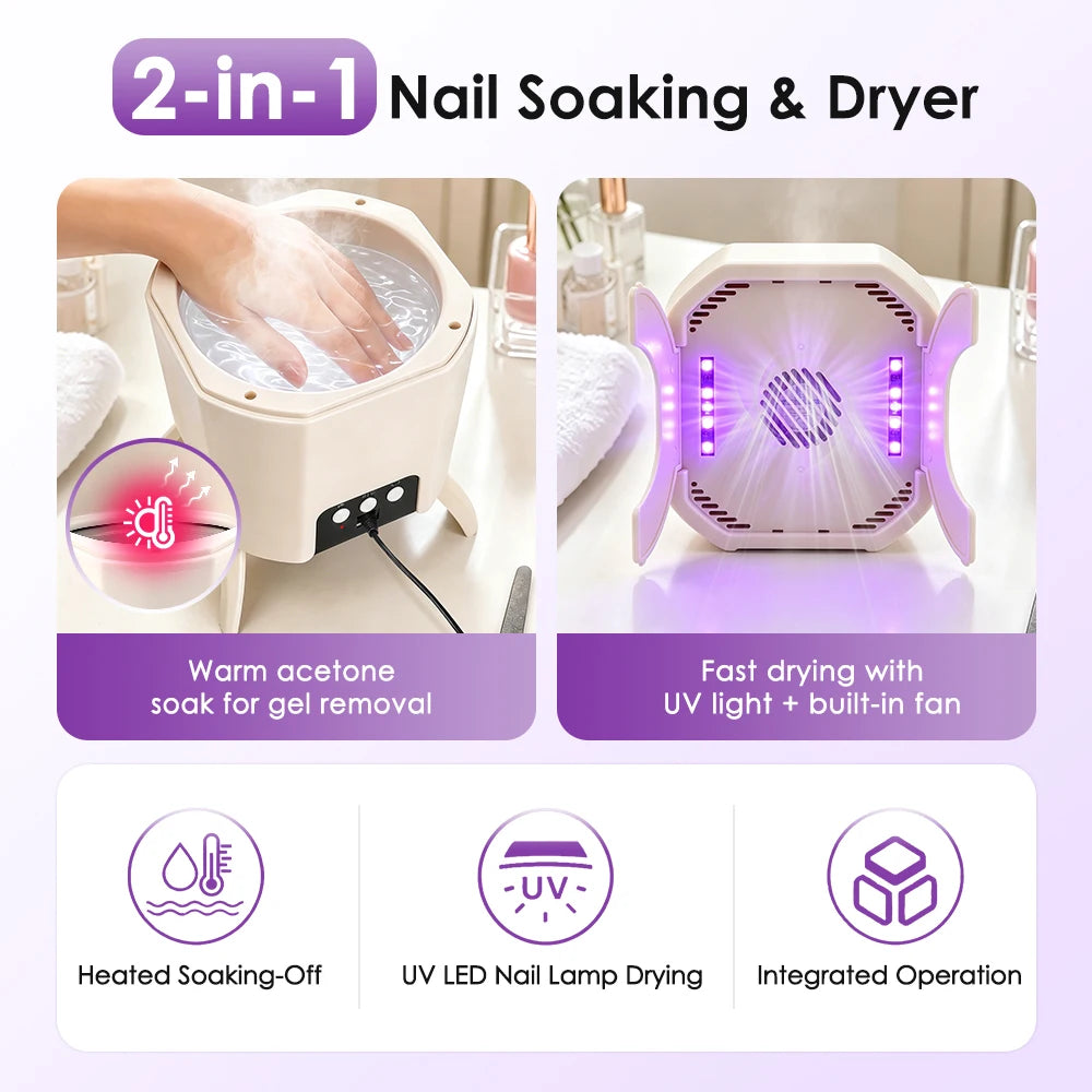 2-in-1 Electric Gel Polish Remover and Nail Dryer