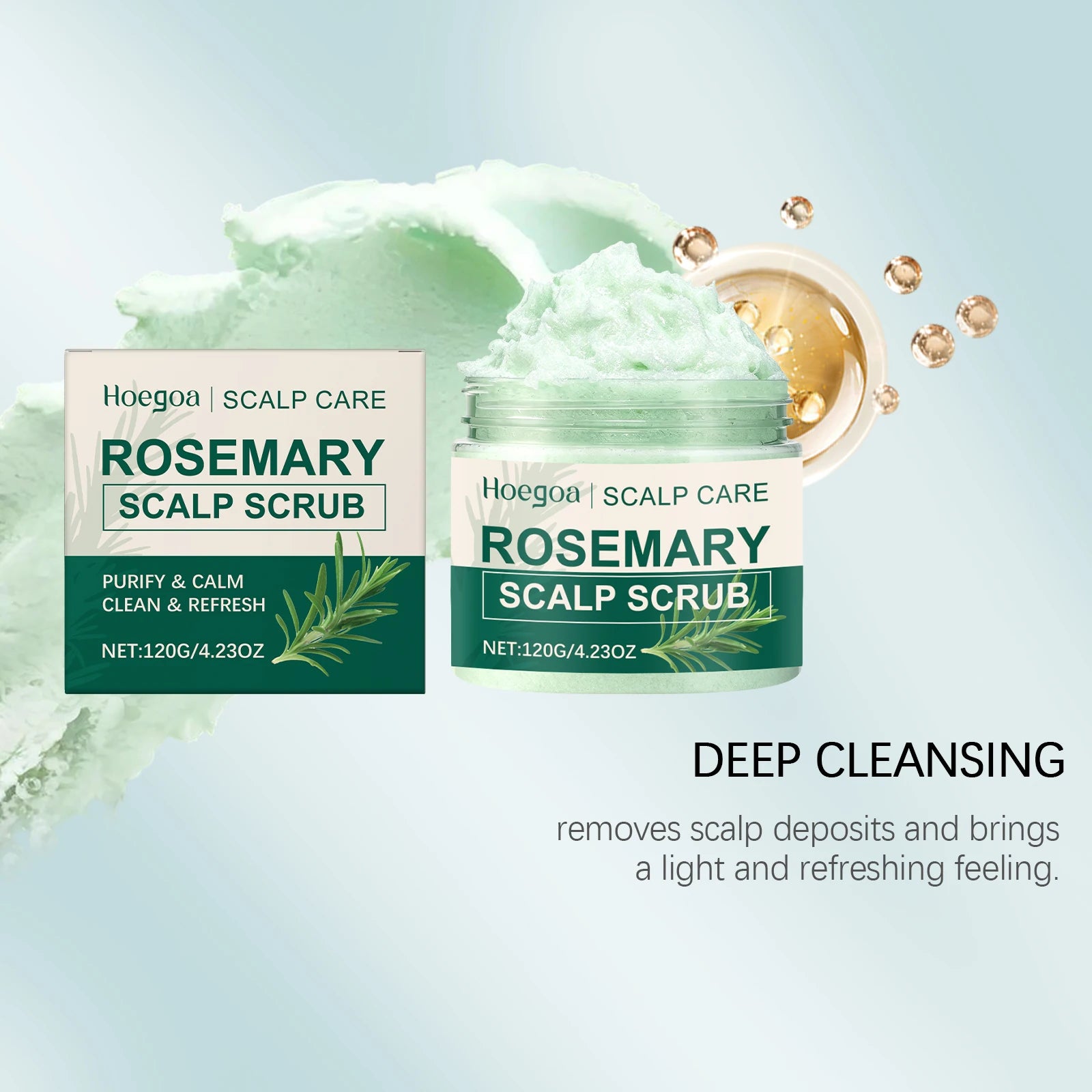 Rosemary Scalp Scrub Exfoliating Hair Treatment 120g