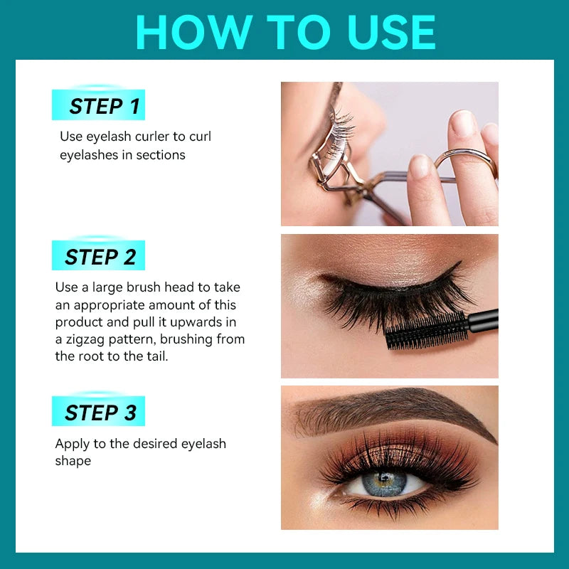 BMBN Waterproof Mascara Long Lasting Thickening and Curling Lash Makeup