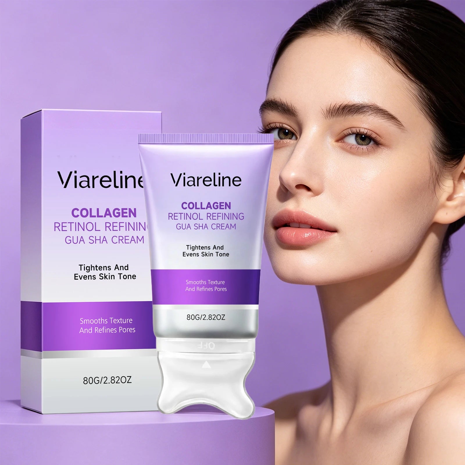 Collagen Retinol Sculpting Gua Sha Facial Cream - 5