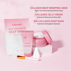 Collagen Face Skincare Set for Deep Nourishment and Repair